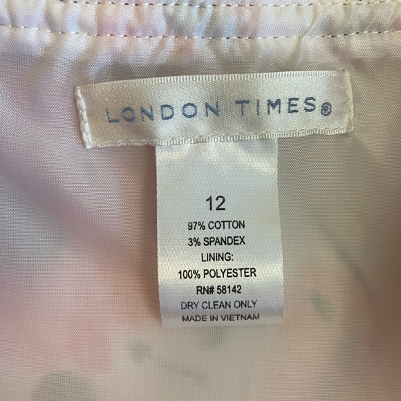 London Times sleeveless dress size 12 - Picture 5 of 8